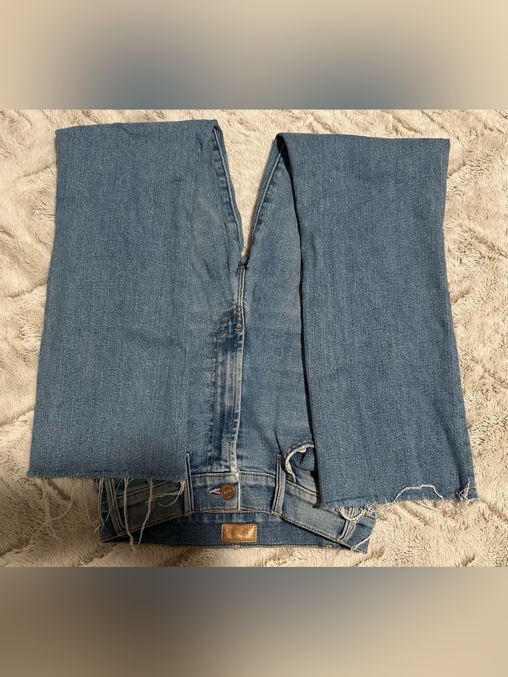 MOTHER The Hustler Ankle Fray Thrilling Shots Distressed Raw Hem Jeans - Picture 11 of 16